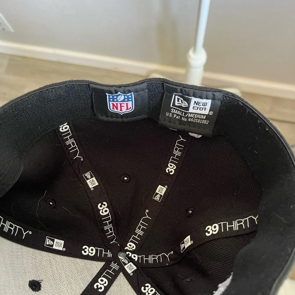 Men’s Black and Blue Indianapolis Colts New Era NFL Fitted Hat Size Small/Medium